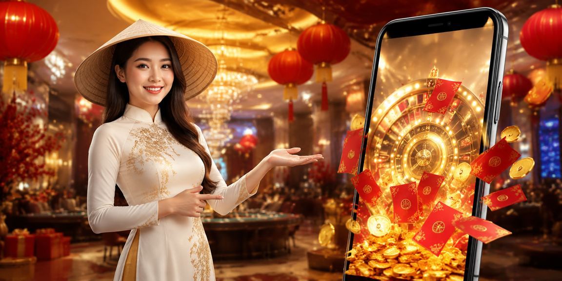 Lễ hội Hạ Long với phong bao đỏ và nón lá – biểu tượng thưởng khuyến mãi theo dịp lễ tại Việt Nam