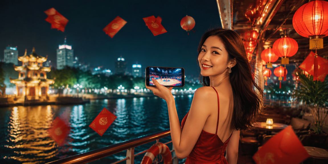 Không gian cược bóng rổ tại Hà Nội với đèn lồng đặc trưng